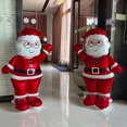 thumbnail image 2 of 1 globo de aluminio de Papá Noel de 61 pulgadas con autosellado para fiestas temáticas de Navidad y Año Nuevo, perfecto para decoraciones navideñas, 2 of 5