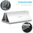 thumbnail image 5 of LENTION Aluminum Space-Saving Vertical Desktop Stand Compatible MacBook,Surface Book,Surface Book and 11 to 17-inch Laptops, 5 of 7