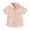 Pink, variant on Coerni Toddler Boys Solid Buttoned Shirts Summer Short Sleeves Lapel Neck Shirt Short Sleeve Wedding Party Shirts