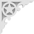 thumbnail image 3 of 1 7/8"W x 10"D x 10"H Austin Architectural Grade PVC Corbel, 3 of 9