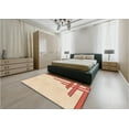 thumbnail image 4 of Ahgly Company Indoor Rectangle Patterned NavajoWhite Gold Area Rugs, 5' x 8', 4 of 6