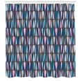 thumbnail image 3 of Ambesonne Mid Century Shower Curtain, Colored Drop Shapes, 69"Wx75"L, Multicolor, 3 of 3