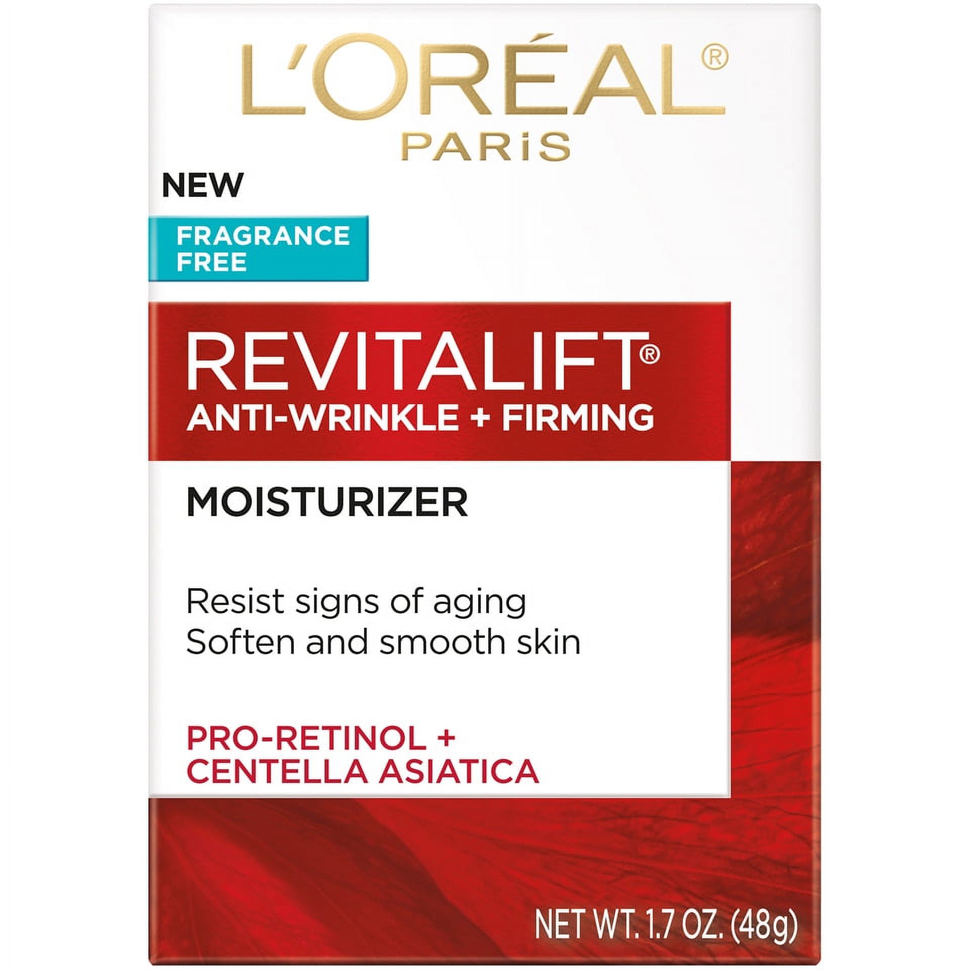 L'Oreal Paris Revitalift Anti Aging Fragrance Free Moisturizer 1.7 oz - image 2 of 8