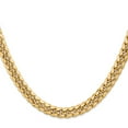 thumbnail image 2 of 14K Yellow Gold Curb Chain Styles Necklace 18 inch 7.3 mm Semi-Solid Miami Cuban with Lobster Clasp, 2 of 4