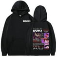 thumbnail image 2 of Rapper Duki Album Hoodies 2025 Tour Merch Long Sleeve Pullover Men Women Clothing Casual Fleece Oversized Sweatshirts Streetwear, 2 of 6