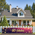 thumbnail image 3 of 60th Birthday Celebration Banner Sparkling Gold Stars Party Decor Backdrop Fancy Festive Photography Milestone Event Anniversary Background Sign, 3 of 4