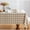 Beige Plaid-55" x 70" (Rectangular), variant on Checkered Tablecloth Rectangle Outdoor Linenton Gingham Table Cloth With Tassel Heavy Duty Wrinkle Free Plaid Cover For Kitchen Dining Summer Party - 55 X 120 Inch Beige