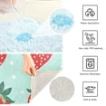 thumbnail image 3 of Yayeee Bath Rug for Bathroom Floor Non Slip Rectangle Fluffy Soft Absorbent Mat, 16"x24", Red Strawberry, 3 of 7