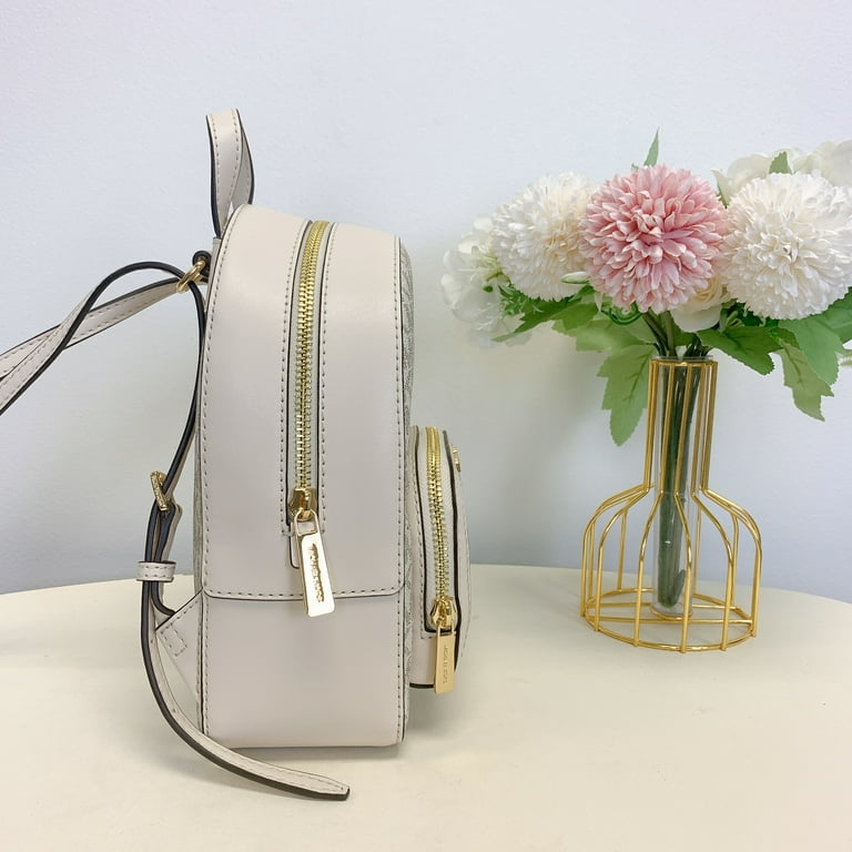 Michael Kors Jaycee Mini XS Light Cream PVC Small Bookbag Michael Kors Jaycee Mini XS Light Cream PVC Small Bookbag