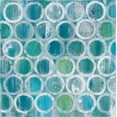 thumbnail image 2 of Hristova, Albena 12x12 Black Ornate Wood Framed with Double Matting Museum Art Print Titled - Stack of Tubes Blue, 2 of 4