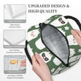 thumbnail image 3 of Rateoe Alpaca Faces Pattern Lunch Bag Women, Lunch Box, Lunch Bag, Small Leakproof Lunch Tote Large Capacity Reusable Insulated Cooler Lunch Container, 3 of 6