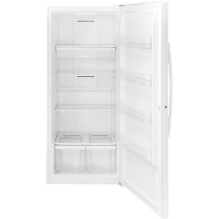 GE - 21.3 Cu. Ft. Frost-Free Upright Freezer - White