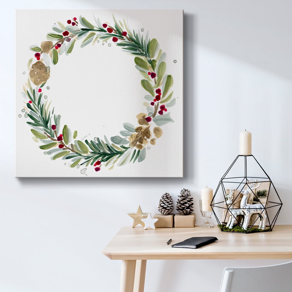 Warm Winter Wishes II- Gallery Wrapped Canvas