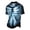 Light Blue, variant on Halloween Polo Shirts for Men Ribcage Skeleton Print Short Sleeve Collared Trendy Loose Fit Tops Holiday Party Graphic Tees Watermelon Red M