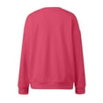 thumbnail image 5 of SUXIAN Oversized Hoodie Girls Long Sleeve with Pocket Drop Shoulder for Teen Cute Loose Fit Comfortable Hot Pink 5-6 Years, 5 of 5