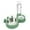 Green, variant on Cat Food Water Bowl Set Adjustable Cat Food And Water Bowl | Convenient 16 Dog Dish Water Dispenser | Removable Cat Dish Pet Feeder Bowl For Puppy Medium Dogs Cats Novelty Dog Accessories Belt Bags
