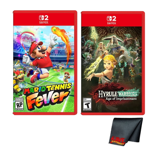 Nintendo Mario Tennis Fever + Hyrule Warriors : l'Ère de l'Emprisonnement – Ensemble de Jeu Switch 2