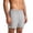 Gray, variant on ZUBKTE Men's Cotton Lounge Shorts Solid Color Elastic Waist Loose Fit Sleepwear Boxer Style Pajama Bottoms