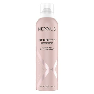 Nexxus Dry Shampoo Brunette Color Enhancing Dark Tones No Dull Residue, 5 oz Spray