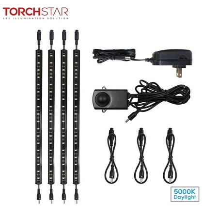 Torchstar Ul Adapter Motion Sensor 12 Inch Led Under Cabinet