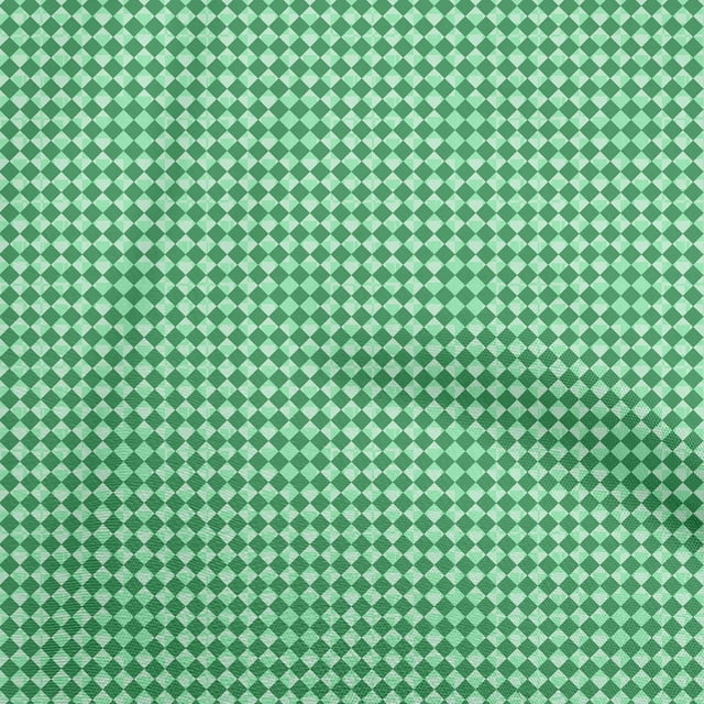 oneOone Viscose Jersey Green Fabric Geometric Craft Projects Decor Fabric Printed By The Yard 60 Inch Wide
