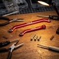 thumbnail image 1 of BELOVING RC Steering Link Rod Set Maintenance Components Aluminum Alloy Upgrade Red, 1 of 10