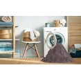 thumbnail image 2 of Ahgly Company Machine Washable Indoor Square Transitional Rosy Pink Area Rugs, 7' Square, 2 of 7
