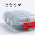 thumbnail image 2 of Pastillero portátil de 2 piezas, organizador de pastillas sin BPA con 10 compartimentos, organizador de medicamentos de gran capacidad, caja de medicamentos de viaje, portátil diario para vitaminas, 2 of 5