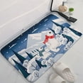 thumbnail image 7 of PALIFEUR Christmas Bathroom Rugs, Extra Thick Soft Absorbent Snowman Bath Mat, Non Slip Washable Bathroom Mat, Xmas Winter Bath Rugs for Christmas Holiday Party Decorations, 20" x 31", 7 of 7