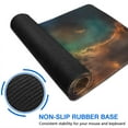thumbnail image 6 of Gaming Reimagined: Large Dazzling Galaxy Mouse Pad; Non-Slip Rubber Base for Improved Control, Stitched Edges for Long-lasting Use. Perfect as a Keyboard Mat & Desk Pad - 31.5x11.8inch., 6 of 7