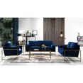 thumbnail image 6 of Meridian Furniture Mila Navy Velvet Loveseat, 6 of 6