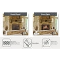thumbnail image 4 of Pleasant Hearth Aerin Collection Fireplace Glass Door, Burnished Bronze, Large, 4 of 6