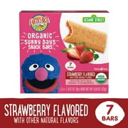 Earth's Best Organic Sesame Street Strawberry Sunny Days Snack Bars, 4.69 oz Box (7 Count)