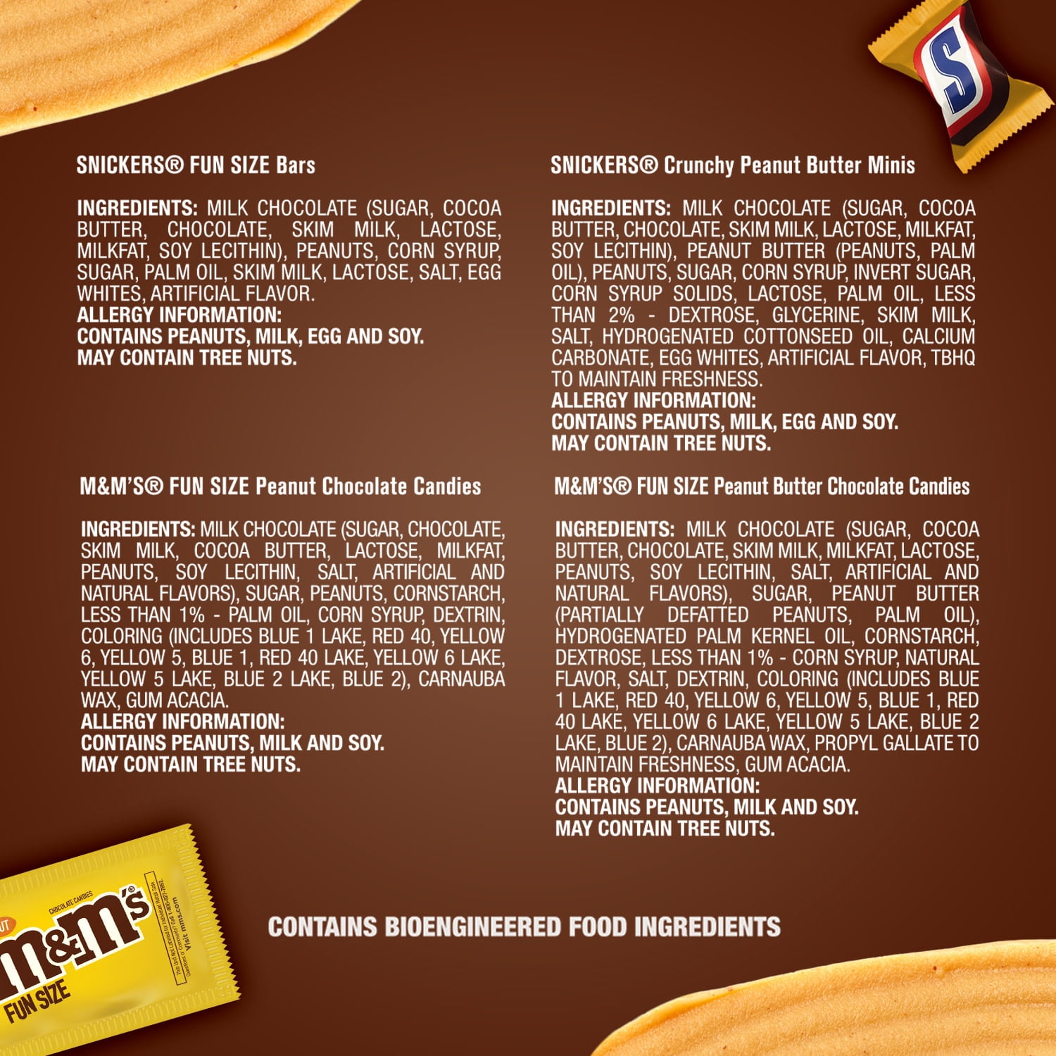 Mars Mixed Snickers & M&M's Chocolate Candy Peanut & Peanut Butter Variety Pack