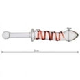 Glass Anal,Butt Plug CrystalPyrex Glass Dildo Prostate Massager Sex Toy for CouplesMP157