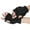 Black, variant on Girls Women Ladies Hand Wrist Warmer Winter Fingerless Gloves Mitten BK