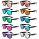 thumbnail image 1 of Paquete de 10 Gafas de Sol Neón para Fiesta Pibupibu con Lentes Espejadas UV400, 1 of 7