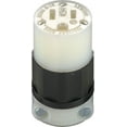 thumbnail image 2 of Leviton 15A 125V 2 Pole Black And White Straight Blade Connector, 2 of 2