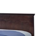 thumbnail image 5 of Baxton Studio Schiuma Wood Twin Panel Bed in Cappuccino, 5 of 5