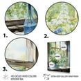 thumbnail image 3 of Designart "Countryside Charm with Green and Blue Windows III" Farm Framed Wall Art - Country Green Farm Windows Entryway Framed Wall Art, 3 of 6