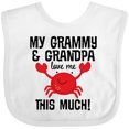 thumbnail image 3 of Inktastic My Grammy and Grandpa Love Me Boys or Girls Baby Bib, 3 of 4