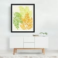 thumbnail image 3 of Indie Fern Trio - Painting Botanical Floral Nature Autumn Tropical Minimalist Modern Art Black Framed Wall Art Print 16 x 20 inches, 3 of 4