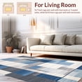 thumbnail image 2 of ODIKA 8'x10' Machine Washable Non-Slip Area Rug, Geometric Illusion Modern Abstract for Interior Design High Traffic Rug, Blue, 138386, 2 of 7
