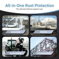 thumbnail image 7 of Rust Bullet Industrial - Metallic Gray - Quart - Rust Preventative Coating for Industrial, Marine, Home and Farm Projects, Chip and UV Resistant, Durable Finish, 7 of 7