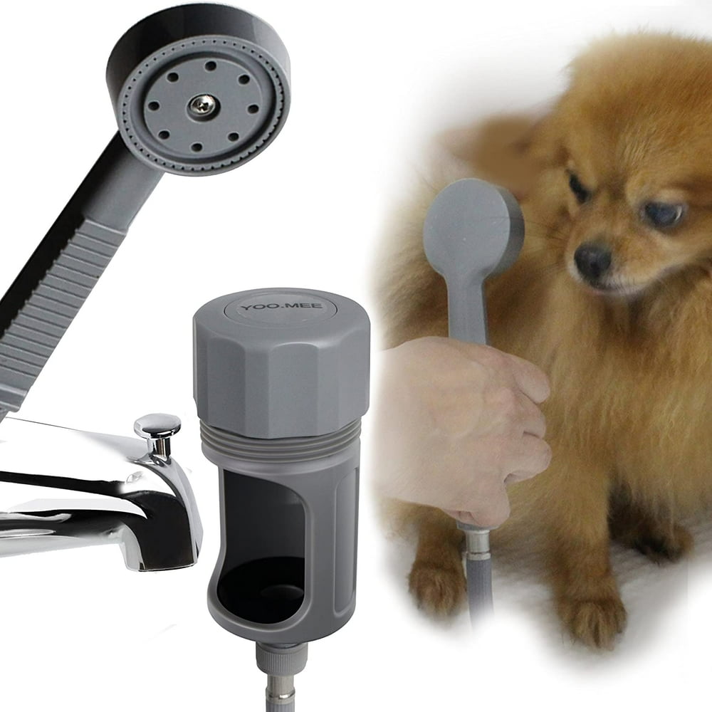 Pets Shower Attachment, Quick Connect on Tub Spout w/ Front Diverter, Ideal for Bathing Child