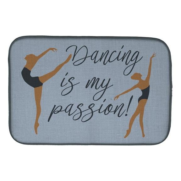 Dancing is My Passion Dish Drying Mat