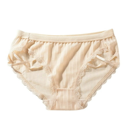 

Female Panties Lace Underwear Seamless Hollow Trendy Cotton Thong Sexy Breathable Soft Underpanties For Women