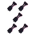 thumbnail image 1 of Soidarity Guante de tiro con Accesorios de flecha Protector de tres dedos Colores surtidos Guante de de estructura firme para principiantes Rosado 5Conjunto, 1 of 6