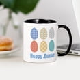 thumbnail image 3 of CafePress - Colorful Easter Eggs - 11 oz Ceramic Mug - Novelty Coffee Tea Cup, 3 of 4