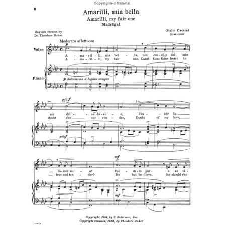 Schirmer's Library of Musical Class 24 Italian Songs & Arias of the 17th & 18th Centuries Book/Online Audio, (Paperback)